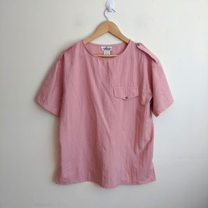 Vintage Women's Oversized Blouse Top. Justin B. Jones brand. Made in USA.